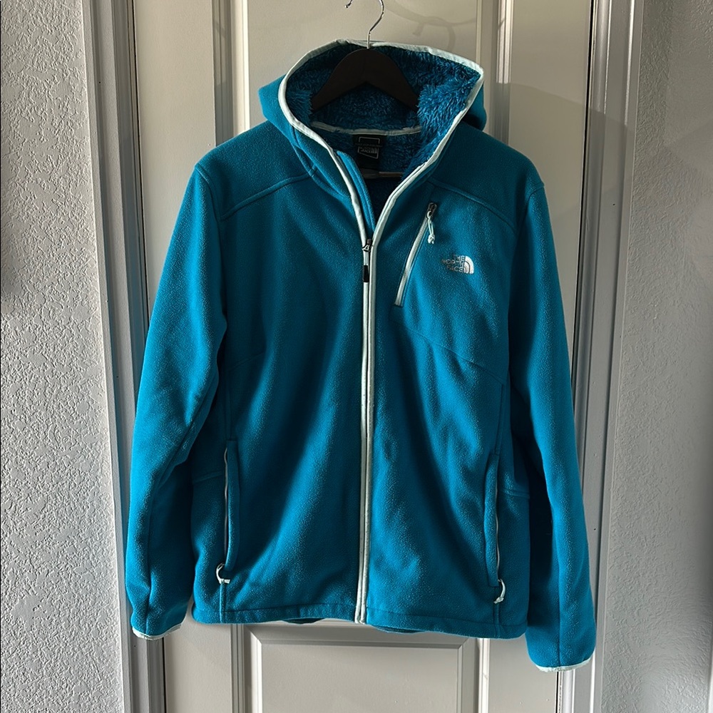 The North Face Teal Fleece Jacket